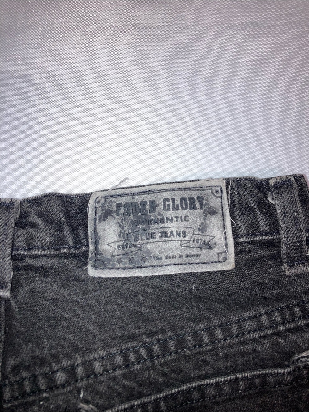 Faded Glory Black High-Rise Mom Jeans - Picture 5 of 8
